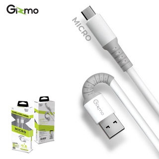 Gizmo สายชาร์จ 3A พอร์ต forLighning ,Type-c ,Micro ชาร์จเร็ว ชาร์จไว  ไม่หัก ไม่งอ รุ่น GU-043,042,041 สายชาร์จอุด้ง