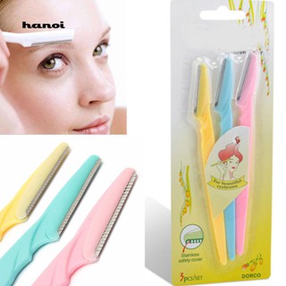 hn pro tinkles มีด โกนหนวดคิ้วใบหน้า 3 ชิ้น
