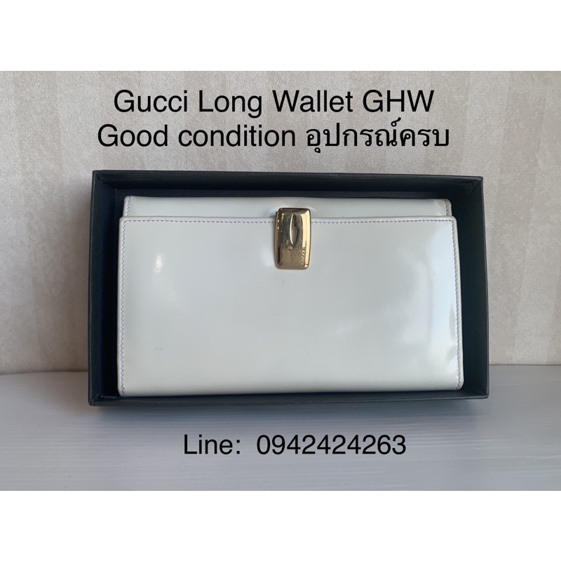 กระเป๋าสตางค์กุชชี แท้ 100% มือสอง Gucci Wallet