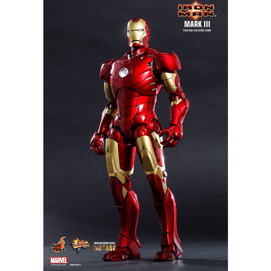 HOT TOYS MMS256 D07 IRON MAN MARK III MARK 3 1/6TH SCALE COLLECTIBLE FIGURE