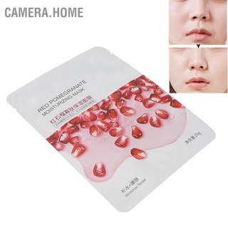 [คลังสินค้าใส]Camera.home 25g Red Pomegranate Facial Mask Mild Moisturizing Hydrating Breathable