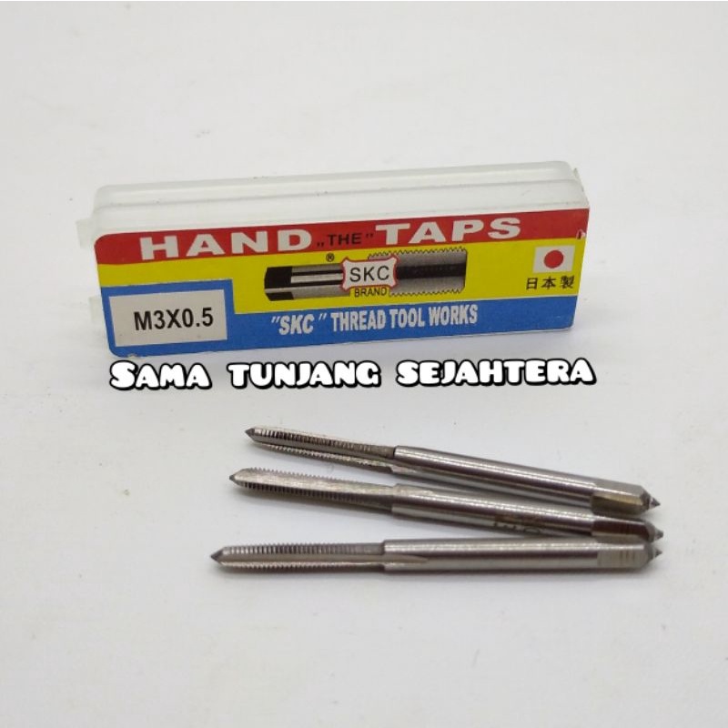 MATA HAND TAP SKC M3 X 0.5 - BIT TAP SKC M 3 X 0.5