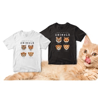 เสื้อยืด cat collection ลาย cat police ผ้า cotton 100% (แบบB)