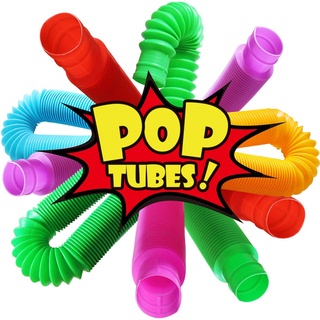 3PCS ของเล่น Pop Tubes Sensory Tubes Fidgets สําหรับเด็ก 5 ชิ้น