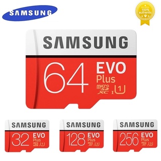 Samsung EVO PLUS 512GB 256GB Memory Card 128GB  64GB Class10 U3 4K SDHC SDXC Card 32GB MicroSD UHS-I TF Flash Cards