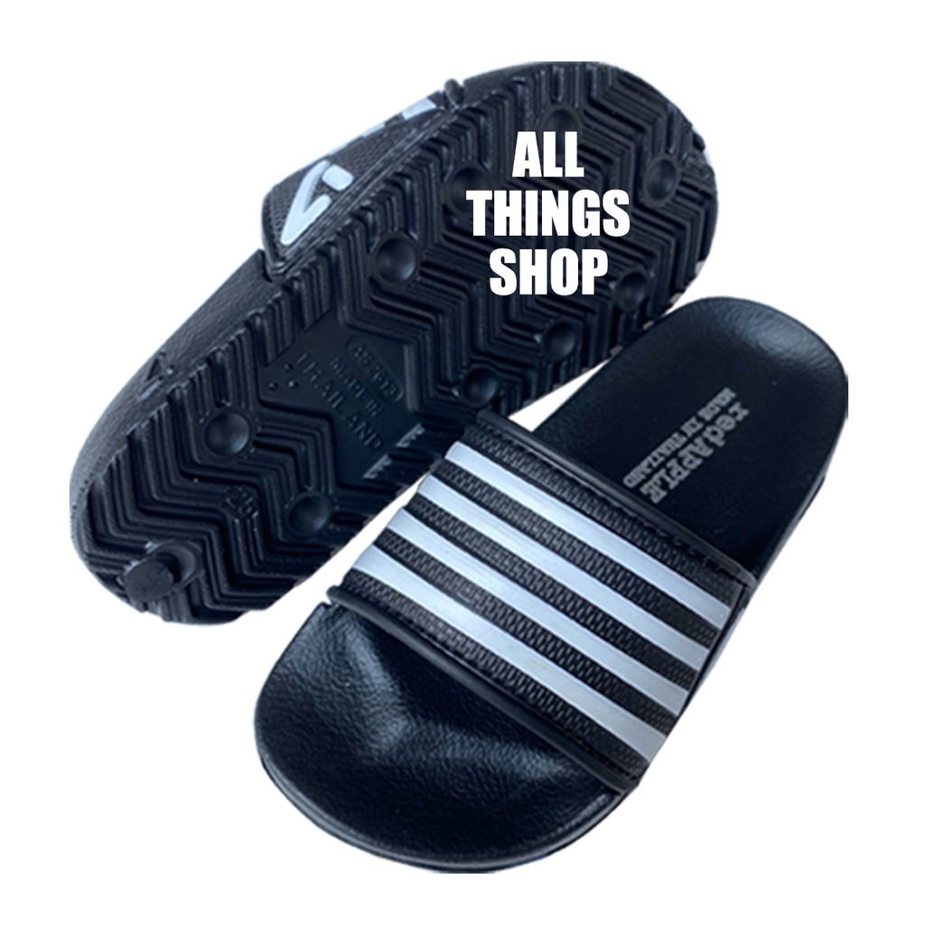 RED APPLE AS2613-1 ลายริ้ว รองเท้าแตะแบบสวมเด็ก พื้นเบา - รูปที่ 4