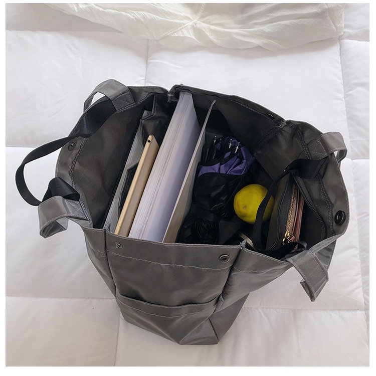 กระเป๋าทรงช้อปปิ้ง_รุ่นi(พร้อมส่งจากไทย)จุของได้เยอะมาก - รูปที่ 5