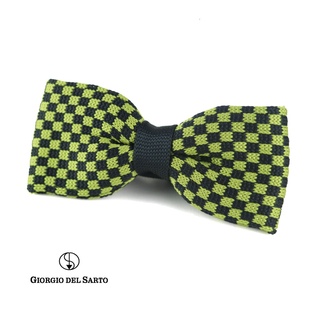 GIORGIO DEL SARTO Knitted Fabric One-Fold Bow Tie โบว์ไทผ้าถักหนึ่งจีบ #2