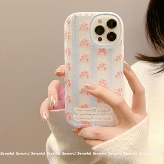 👏Ready Stock🎀 เคสโทรศัพท์มือถือ แบบนิ่ม ลายดอกไม้ ป้องกันเลนส์ สําหรับ Compatible For iPhone 13 12 11 Pro Max SE2020 X XR Xs Max 7 8 Plus