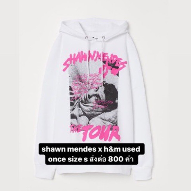 used once shawn mendes x h&m size s