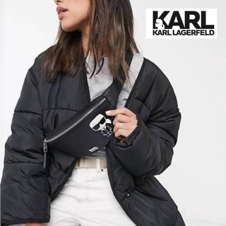 พร้อมส่งในไทย📦กระเป๋าคาดอก คาดเอวKarl Lagerfeld K/IKONIK NYLON BUMBAG**ของเเท้