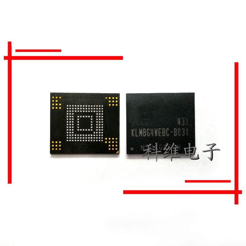 1PCS 2PCS 5PCS 10PCS KLMBG4WEBC-B031 BGA-153 KLMBG4WEBC BGA ใหม่และต้นฉบับ