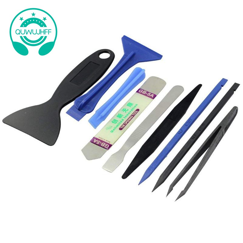 Professional Safe Opening Pry Tool Repair Kit พร้อมแหนบป้องกันไฟฟ้าสถิตย์ Non-Abrasive, Plastic Pry bar, Etc (Pry Opening Kit Set1)