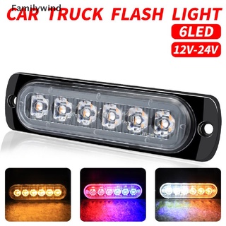Familywind&gt; ไฟเตือนฉุกเฉิน Led 6 ดวง สําหรับติดด้านข้างรถยนต์