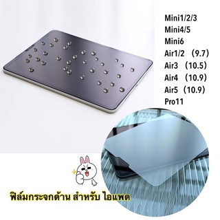 ฟิล์มกระจกนิรภัย｛ แบบด้าน ｝สำหรับ ไอแพด9.7 2017/ 2018Tempered Glass Anti-Glare Matte Screen For iPad9.7 2017/2018 (9.7")