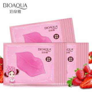 BIOAQUA แผ่นมาร์คปากชมพู