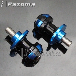 Pa Pauma สวิงอาร์ม Spools 10มม Paddock ยืน Bobbins เลื่อนสำหรับคาวาซากินินจา ZX 7R 9R 10R 12R Zzr 600 1200