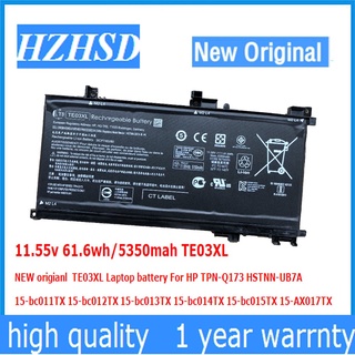 11.55v 61.6wh/5350mah TE03XL NEW origianl TE03XL Laptop battery For HP TPN-Q173 HSTNN-UB7A 15-bc011TX 15-bc012TX 15-bc01