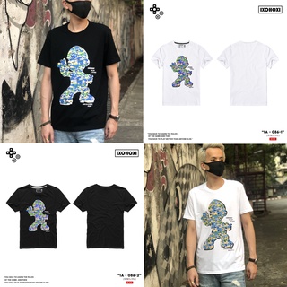 Unisex T-Shirt เสื้อยืดคอกลม แขนสั้น เสื้อยืดพิมพ์ลาย Mario ใส่ได้ทั้งผู้หญิง-ผู้ชาย/ รุ่น IA-086