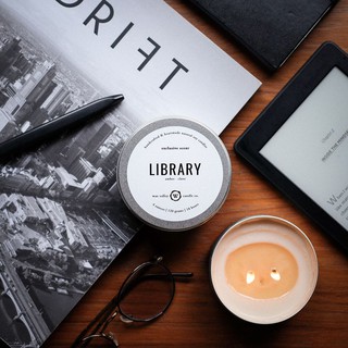 WAX VALLEY CANDLE &amp; CO. : No.10 LIBRARY BLEND TRAVEL TIN