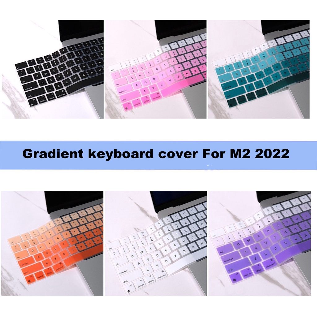 ซิลิโคน US คีย์บอร์ด Protector สําหรับ M4 M2 M3 ชิป MacBook Air13 15 นิ้ว A3113 A3114 A2941 A2681 Pro14 16 นิ้ว A3112 A3403 A2992 A2991 A2 A2918 A2779 กันน้ําฝุ่น