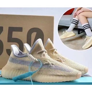 รองเท้าผ้าใบ yeezy 350 วิ่งรองเท้าผ้าใบ รองเท้ามะพร้าว ผู้ชาย gypsophila ผ้าตาข่ายระบายอากาศ