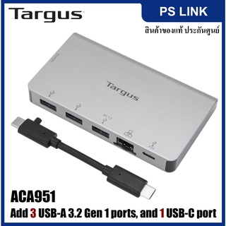 Targus USB-C Multi-Port Hub with Ethernet Adapter and 100W Power Delivery (ACA951)