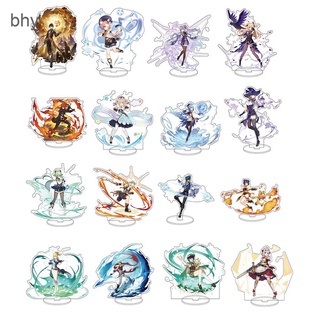 โมเดลฟิกเกอร์ Anime Genshin Impact Acrylic Stand สําหรับตกแต่งบ้าน