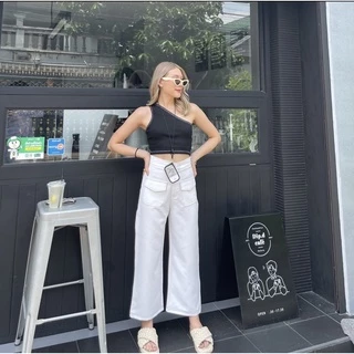 Sendai Trousers (XS-3XL) กางเกงขากระบอก เก็บเอว เก็บสะโพก งานตัด THESUNCO