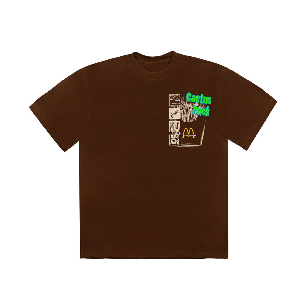 Travis Scott x McDonald's Cactus Pack Vintage Promo T-Shirt Brown