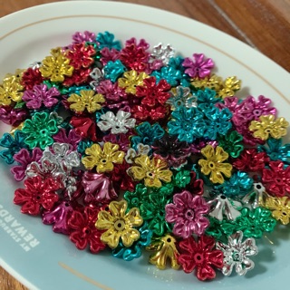 อุปกรณ์ตกแต่ง ทรงจุกดอกไม้ (100 ชิ้น)