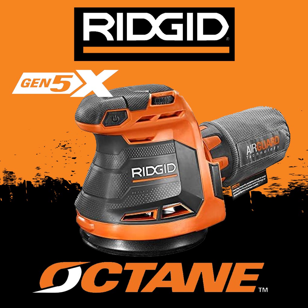 Ridgid R8606B GEN5X 18Volt 5 in. Cordless Random Orbit Sander เครื่อง