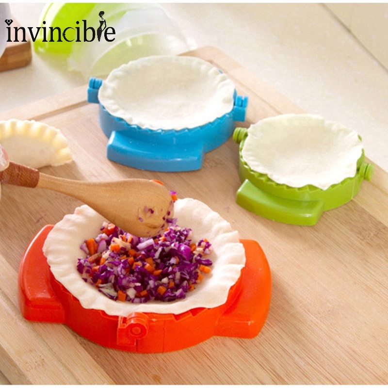 Creative Plastic Make Dumplings Mold/ Convenient Practical Handmade Dough Maker/ Home Kitchen Gadget