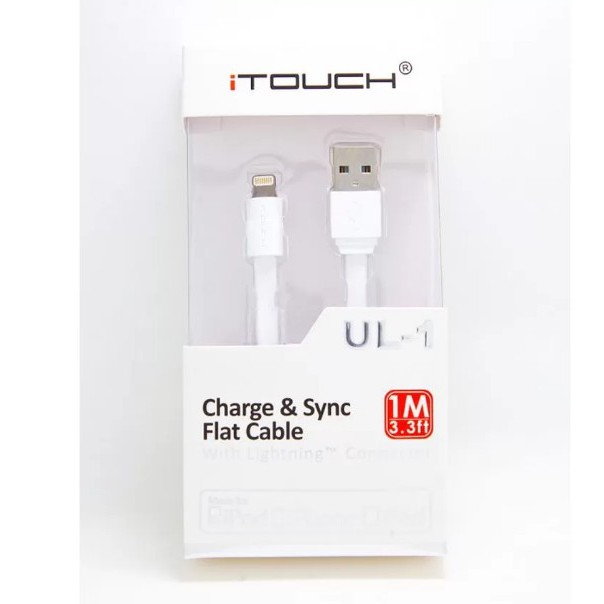 ITouch UL-1 Charge & Sync Flat Cable (สีขาว)