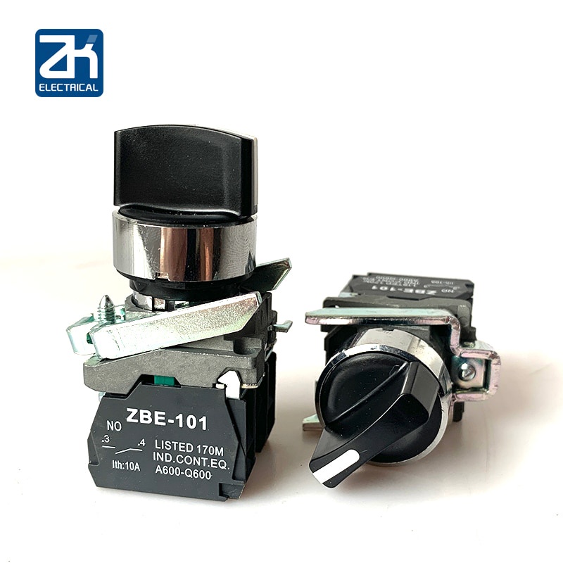 Xb4-bd21 XB4-BD33 ลูกบิดมือจับมาตรฐาน (ไม่มี) สวิตช์ปุ่มกด