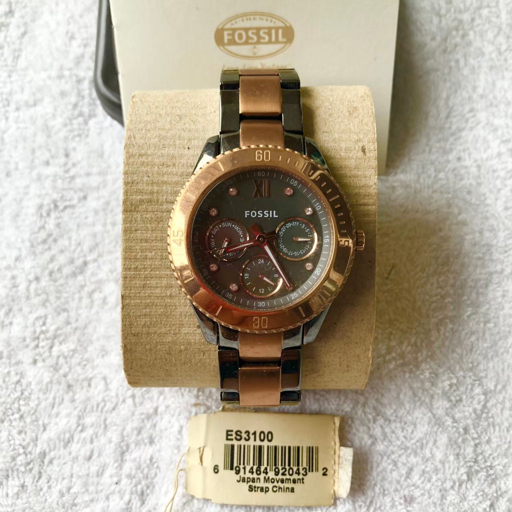 นาฬิกาข้อมือผู้หญิง Fossil รุ่น ES3100