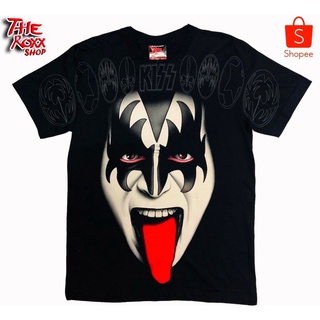 เสื้อยืดผ้าฝ้ายพรีเมี่ยมเสื้อยืดคอกลมเสื้อวง Kiss  OVP สกรีนดิสชาร์ด D-106 เสื้อวงดนตรี เสื้อวงร็อค เสื้อลายเต็มตัว ไม่ร