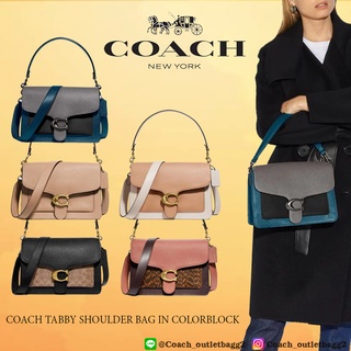 COACH TABBY SHOULDER BAG IN COLORBLOCK