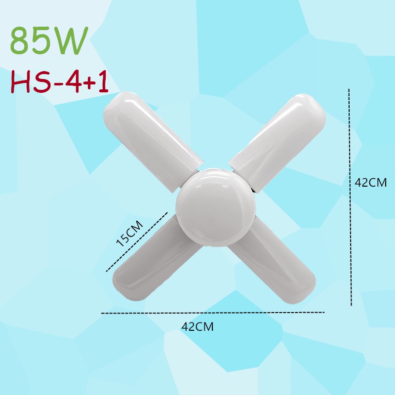 หลอดไฟ LED ทรงใบพัด พับเก็บได้ ประหยัดพลังงานไฟ ปรับมุมโคมไฟได้ - รูปที่ 5