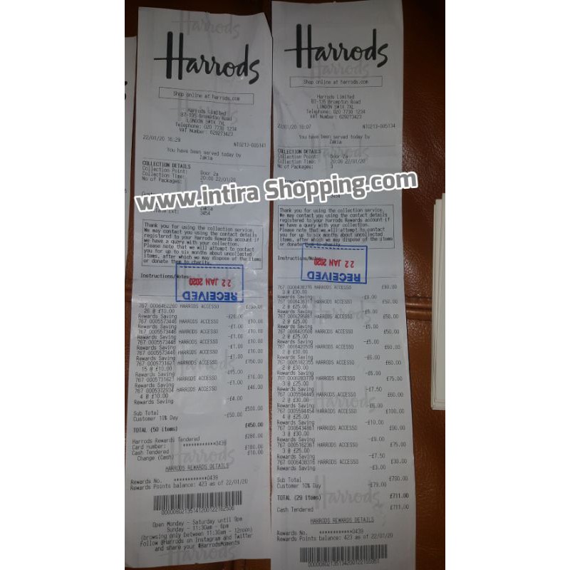 Harrods รุ่น Medium Glitter Hearts Shopper Bag***พร้อมส่ง
