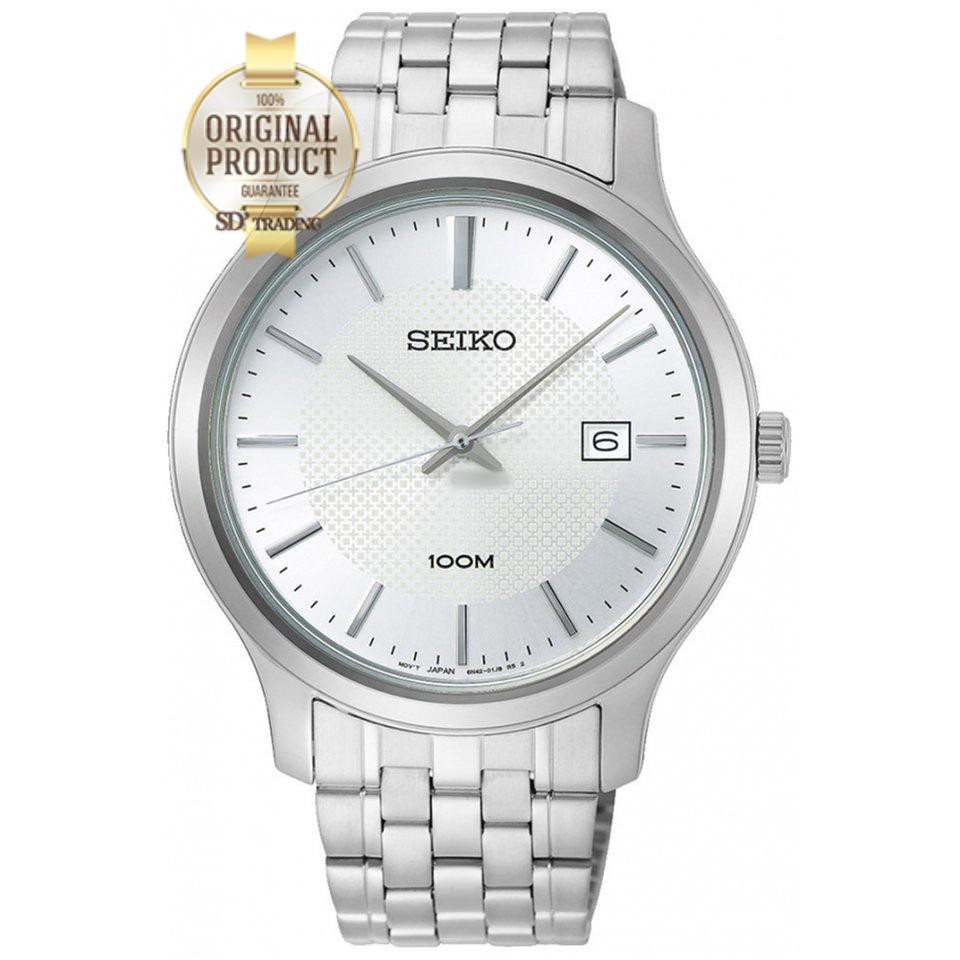 SEIKO Neo Classic นาฬิกาข้อมือผู้ชาย สายสแตนเลส รุ่น SUR289P1 - สีเงิน