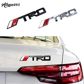 Easternauto สติกเกอร์ติดรถยนต์ สติกเกอร์ TRD 3D สำหรับตกแต่ง