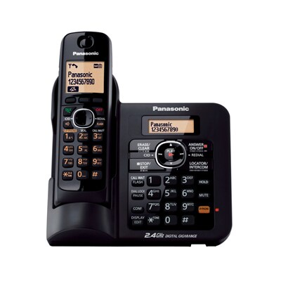 โทรศัพท์ไร้สาย มีระบบตอบรับอัตโนมัติ PANASONIC KX-TG3821SX (ของแท้) รับประกัน1ปี KX-TG3821