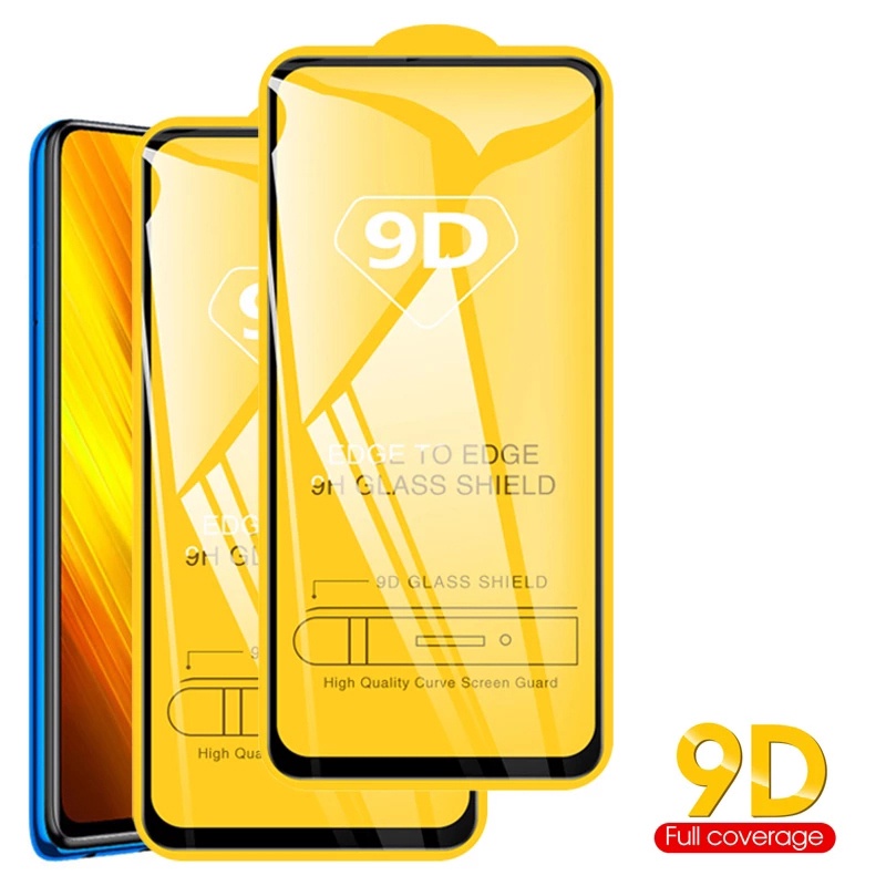 ฟิล์มกระจกนิรภัยกันรอยหน้าจอ 9D สีดํา สําหรับ Samsung Galaxy Note 8 9 10 20 Ultra S10 5G Lite S10E S8 S9 Plus 2 ชิ้น