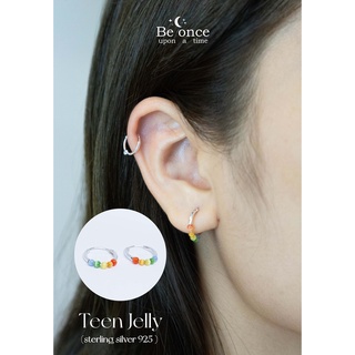 ต่างหูเงินแท้925 รุ่น Teeny Jelly ขนาด 12 mm.