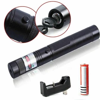 เลเซอร์แรงสูงแสงเขียว Laser303+ถ่านชาร์จ 2500mAh+เครื่องชาร์จ