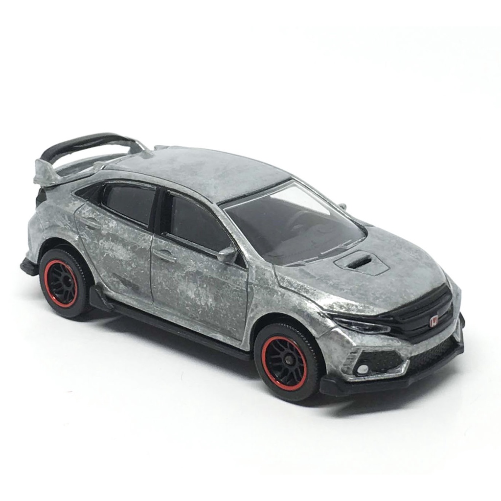 Majorette Honda Civic Type R - ZAMAC - Silver Color /Wheels D6SRL /scale 1/58 (3 inches) no Package