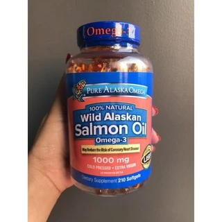 (Exp.05/2027)Pure Alaska Omega Wild Alaskan Salmon Oil🐟 น้ำมันปลาแซลมอนแท้ 💯% นำเข้าจาก USA🇺🇸 ได้รับกรดไขมันโอเมก้า 3