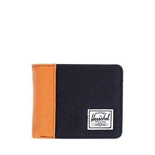 กระเป๋าสตางค์ Herschel Edward Wallet - Black/Tan ของแท้ ส่งจากไทย