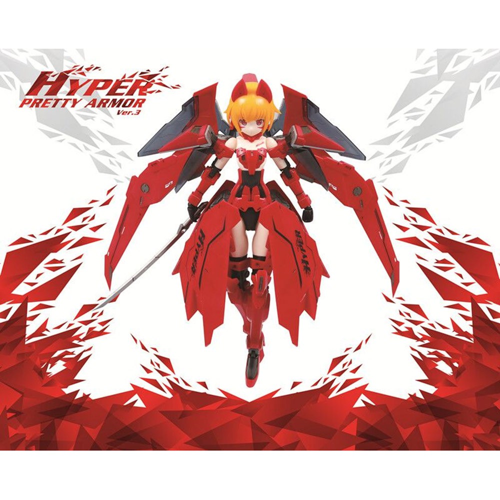 Model Figma งานแท้ ฟิกม่า Figure ฟิกเกอร์ โมเดล Arms Girl Hyper Pretty Armor Gundam ver 3.0 Red version 1/8